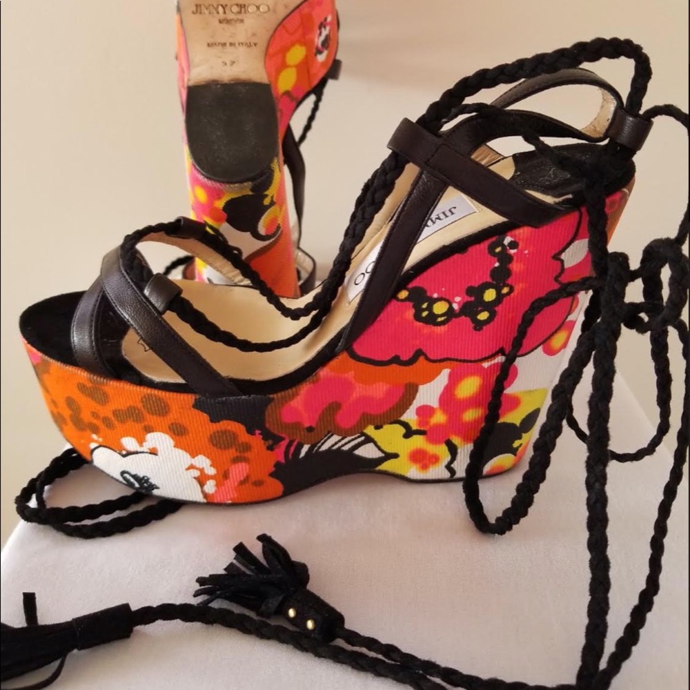 Jimmy Choo Multicolored Wedges